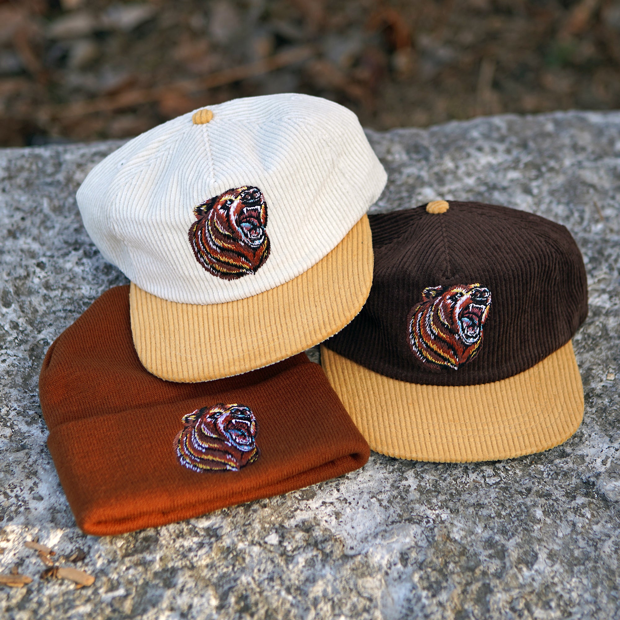 Bear Corduroy Hat