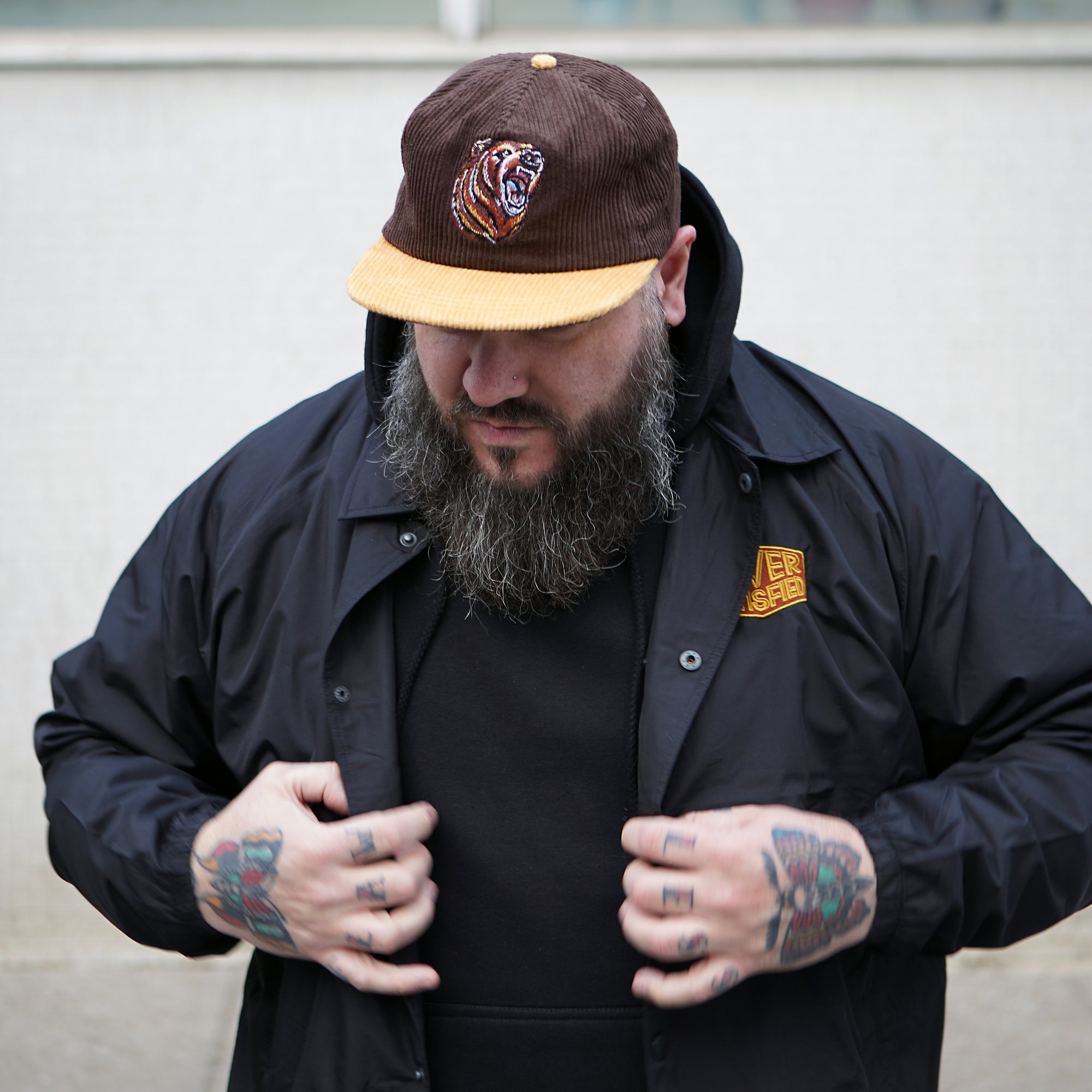 Bear Corduroy Hat