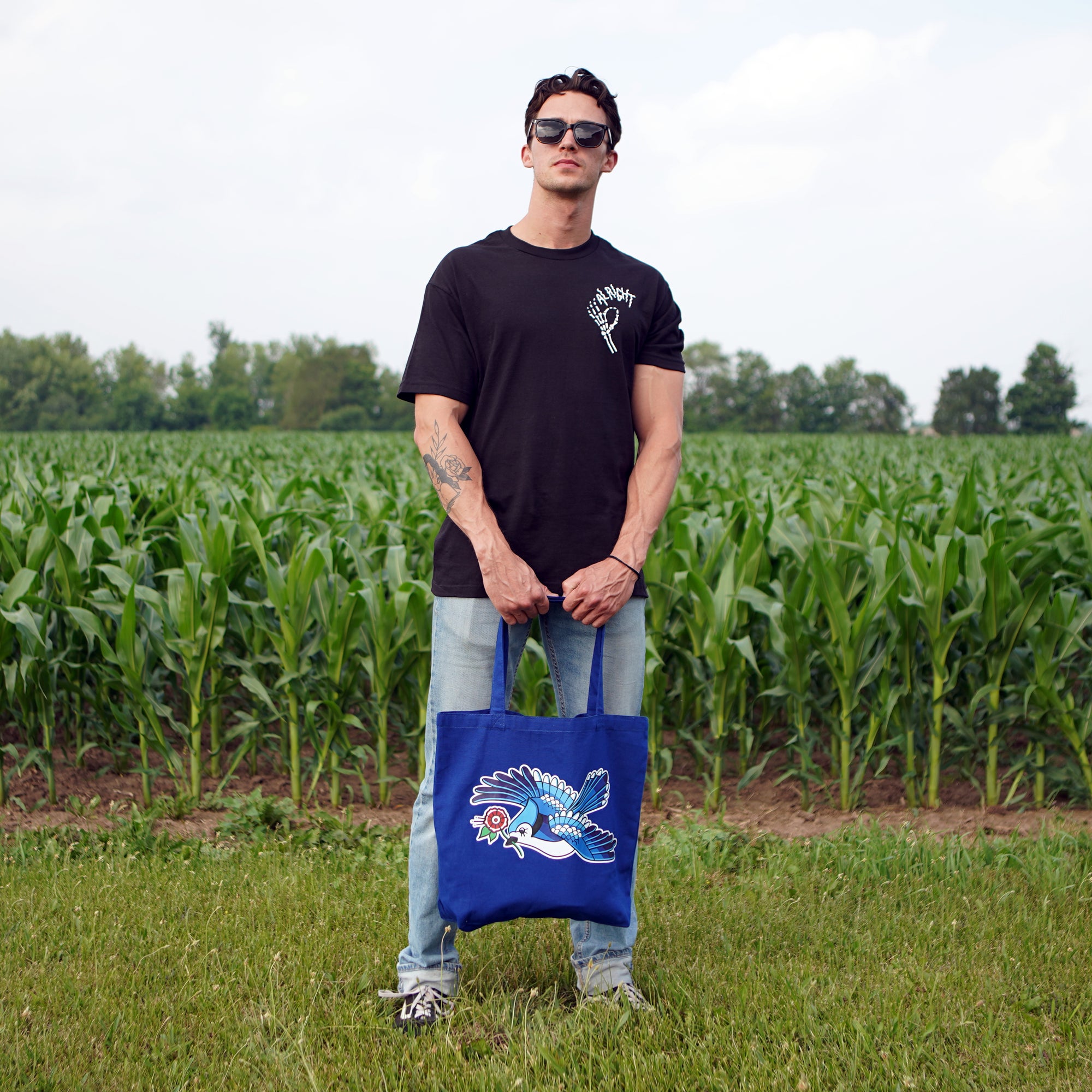 Blue Jay Tote Bag