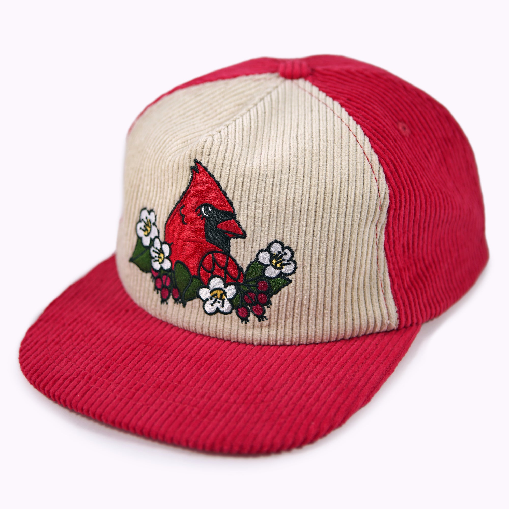 Cardinal Two-Tone Corduroy Hat