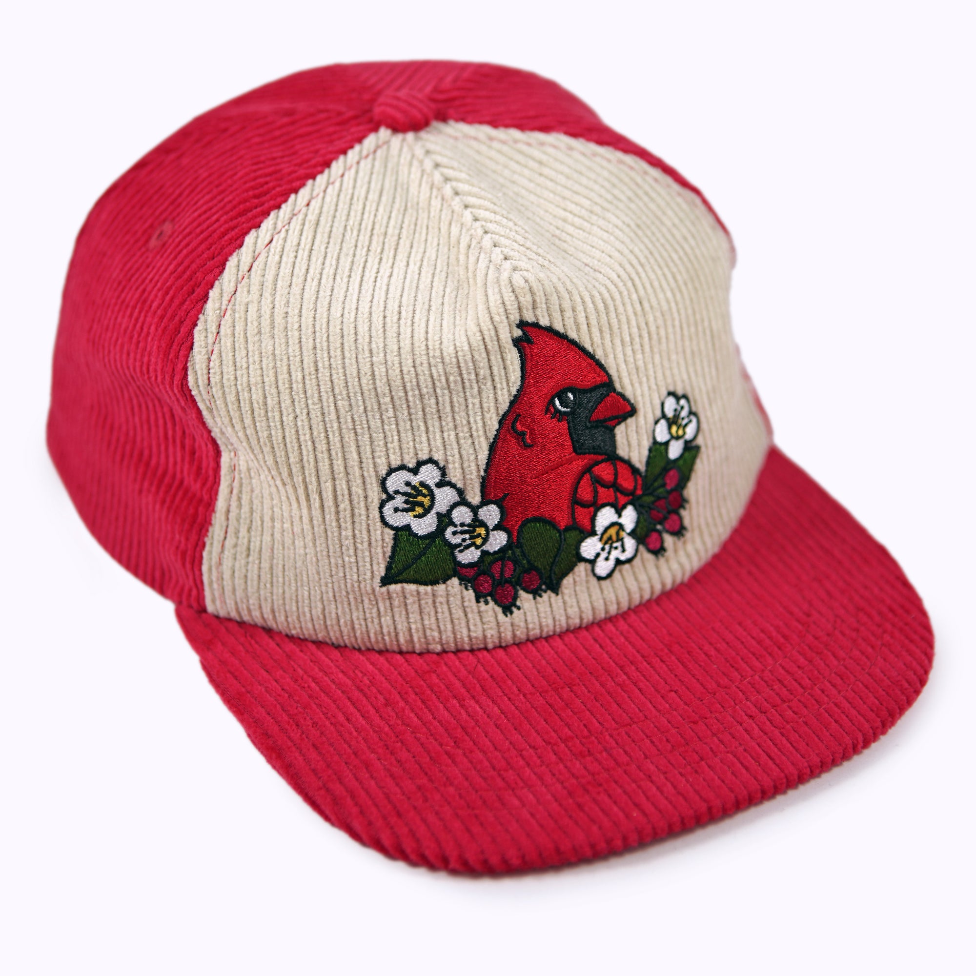 Cardinal Two-Tone Corduroy Hat