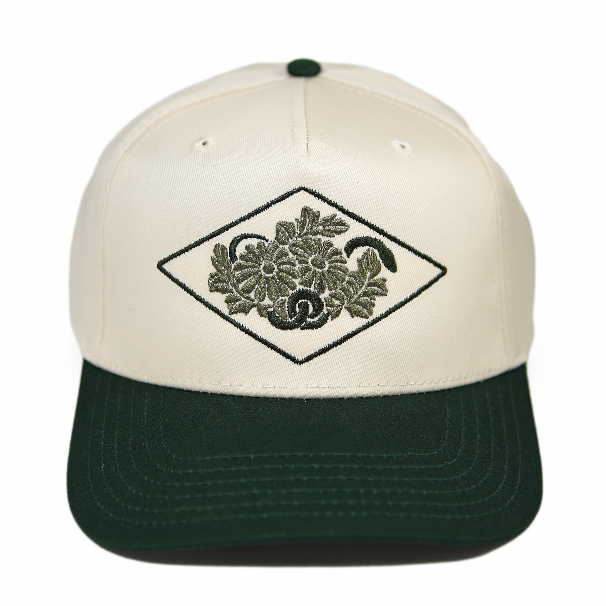 Imperial Garden Two-Tone Hat