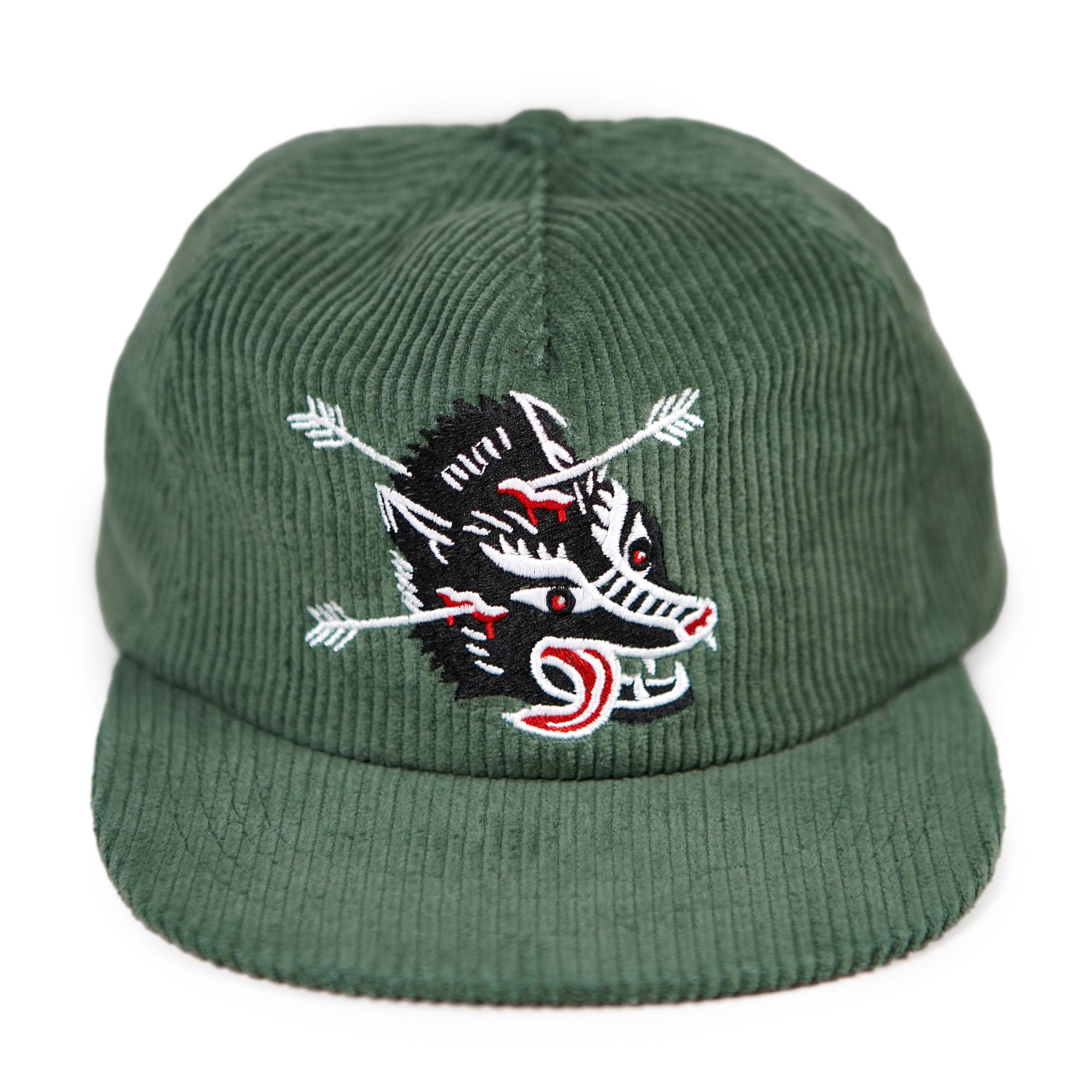 Wolf Corduroy Hat