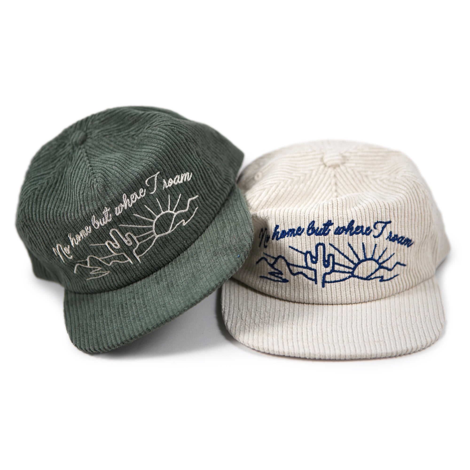 No Home But Where I Roam Corduroy Hat
