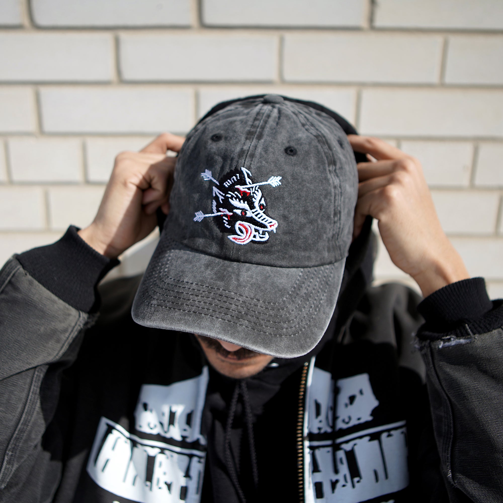Wolf Dad Hat