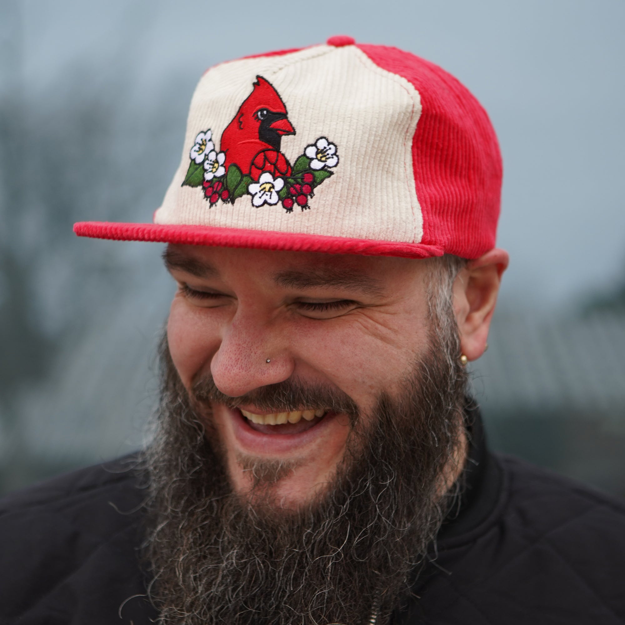 Cardinal Two-Tone Corduroy Hat