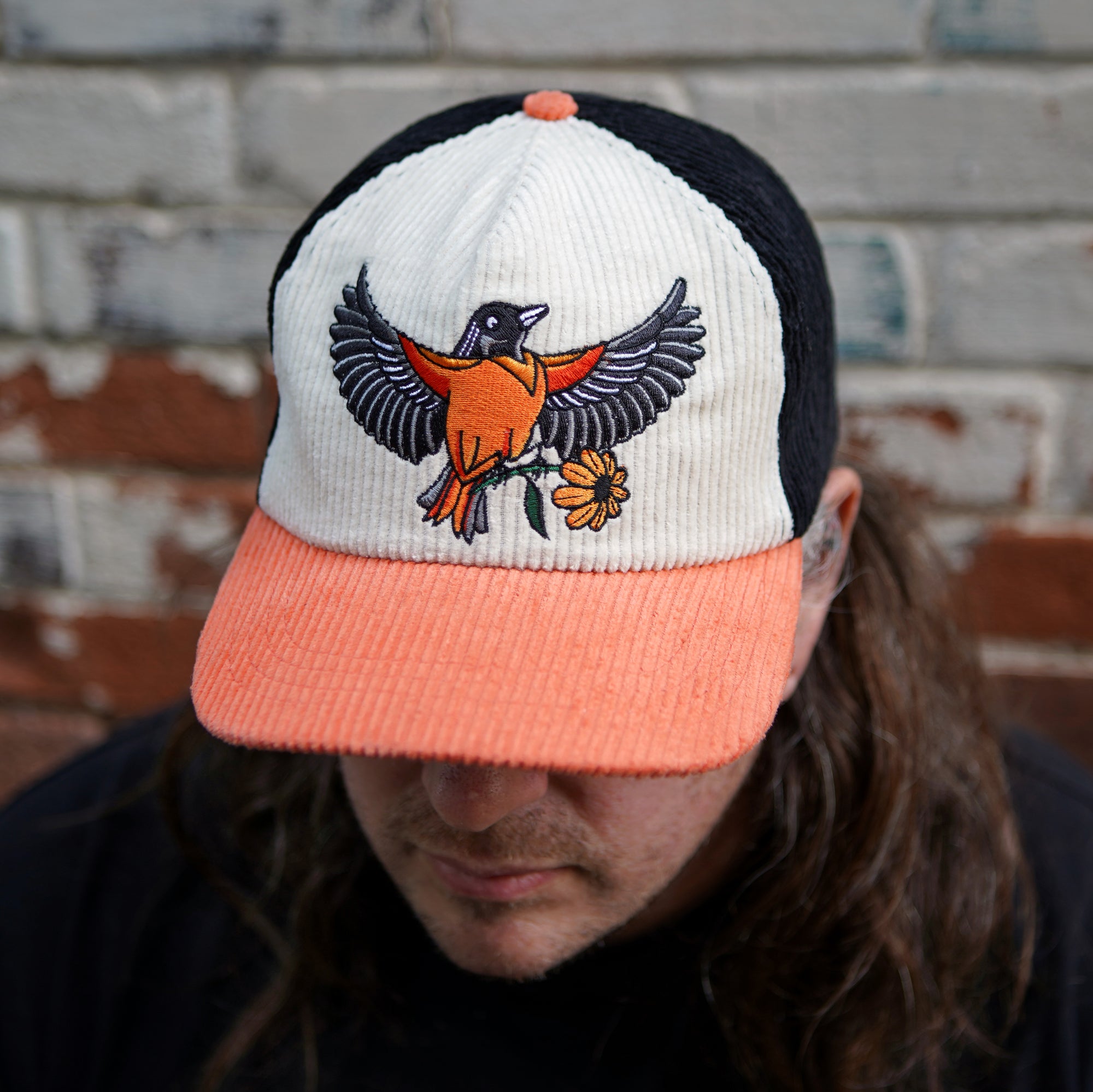 Oriole Two-Tone Corduroy Hat