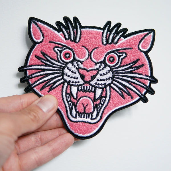3 pc pink panther iron on patch, pink panther Patches, Cartoon Patches iron  on ,Embroidered Patch Iron, Patches For Jacket ,Logo Back Patch