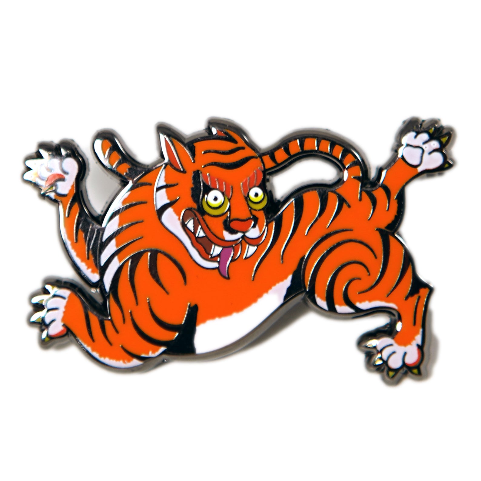 Tiger Ripper Pin Tiger Enamel Pin - Stuntin Goods