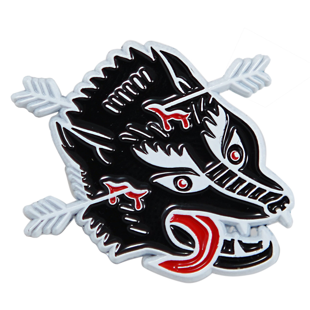 Wolf Enamel Pin