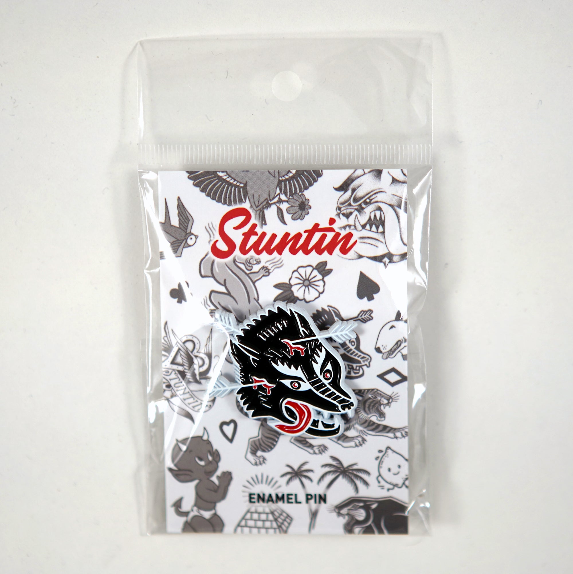 Wolf Enamel Pin