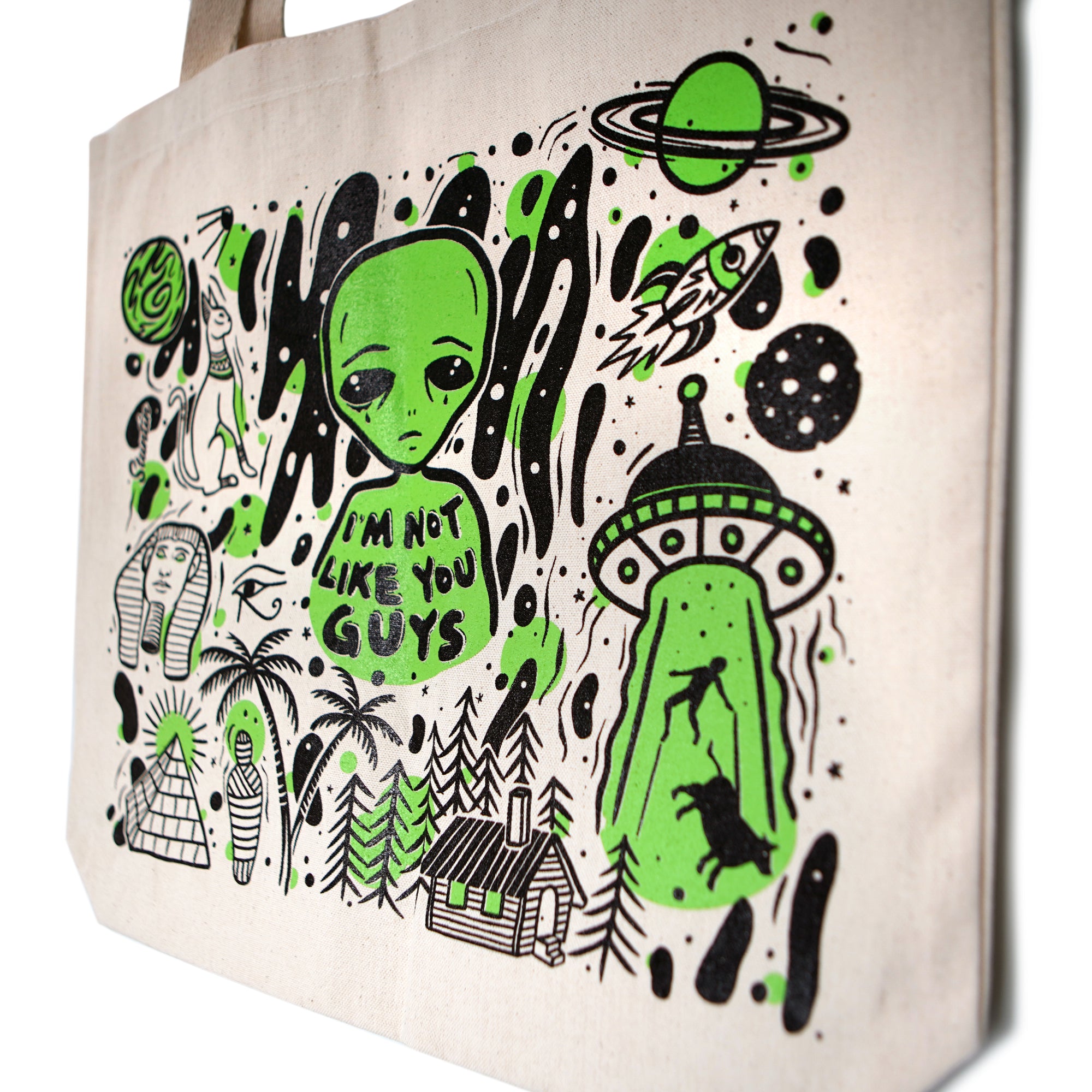 Aliens Exist Tote Bag