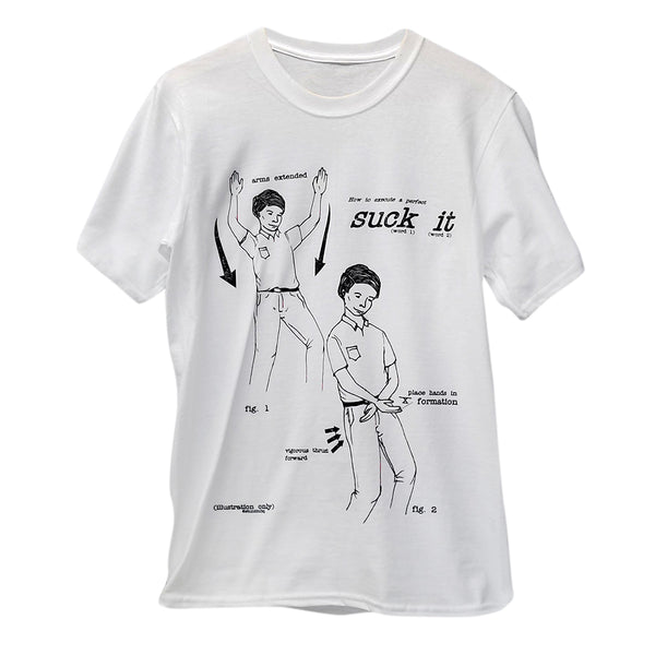 Suck It Instructional T-Shirt Funny Wrestling - Stuntin Goods