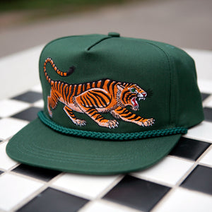 Tiger Structured Snapback Cap with Rope Front - Stuntin HQ