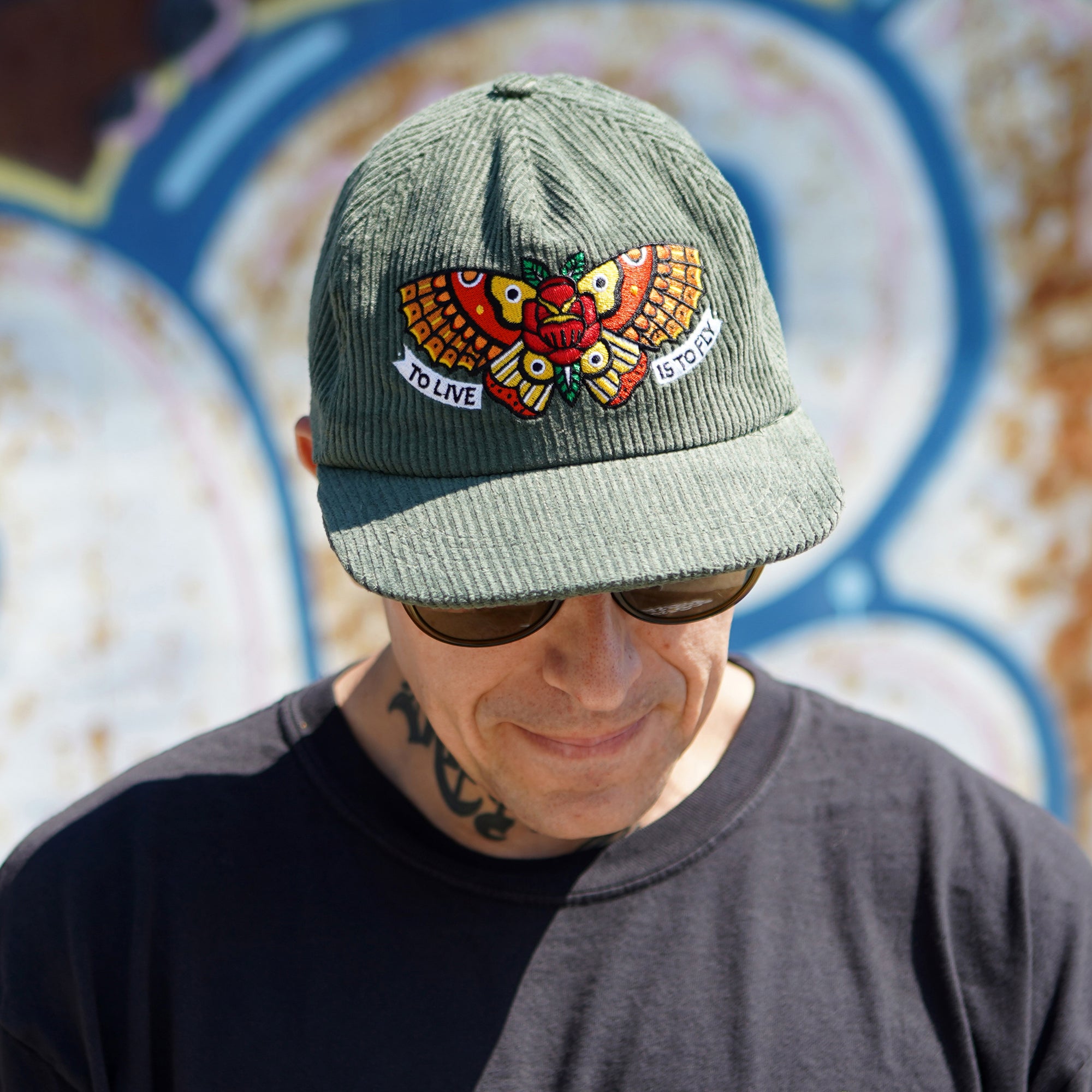 Townes Butterfly Corduroy Cap
